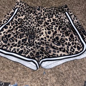 Cheetah print shorts size medium
